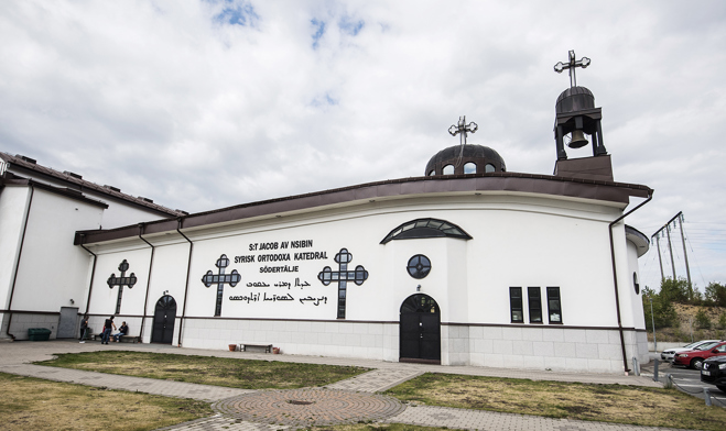 Exteriörbild S:t Jacob av Nsibins katedral 